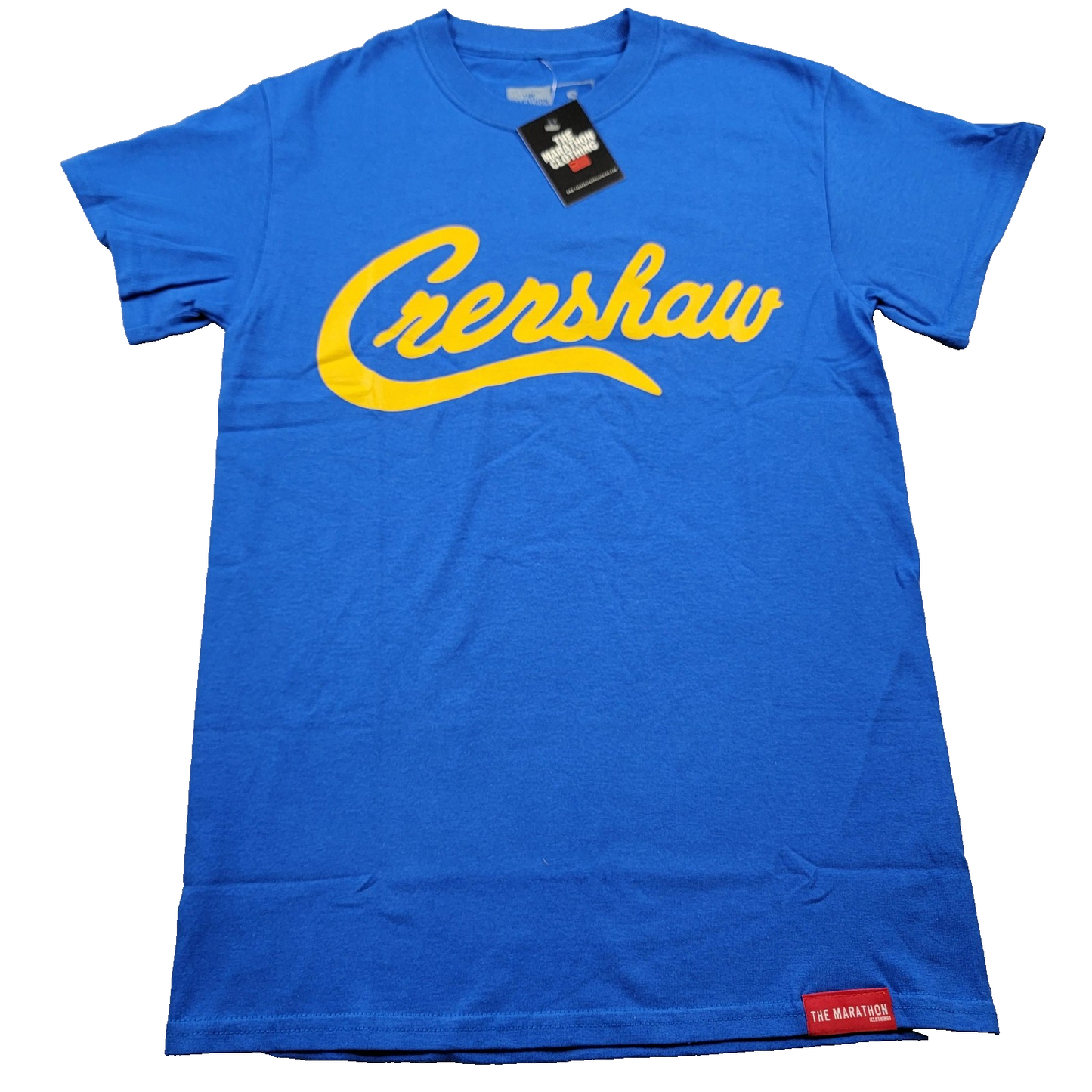 The Marathon Clothing Shirt Mens Small Blue Crenshaw Graphic Tee TMC TShirt0