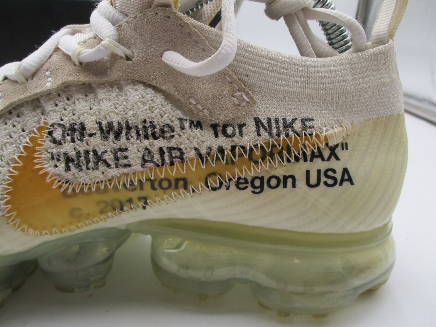 Nike Off-White Air VaporMax 2017 “The Ten” Sail/White AA3831-100 Size 7 (1H2)13