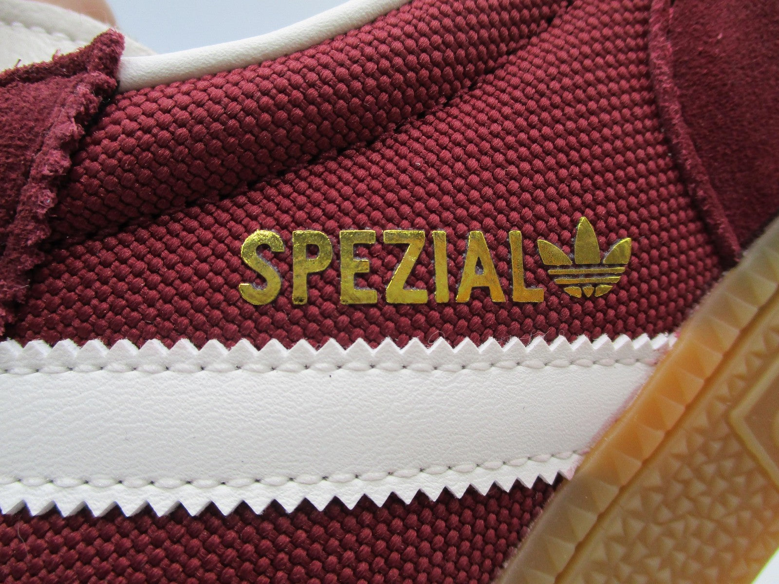 Adidas Handball Spezial Shoes Mens Size 10 Burgundy White Gum Suede JH54396