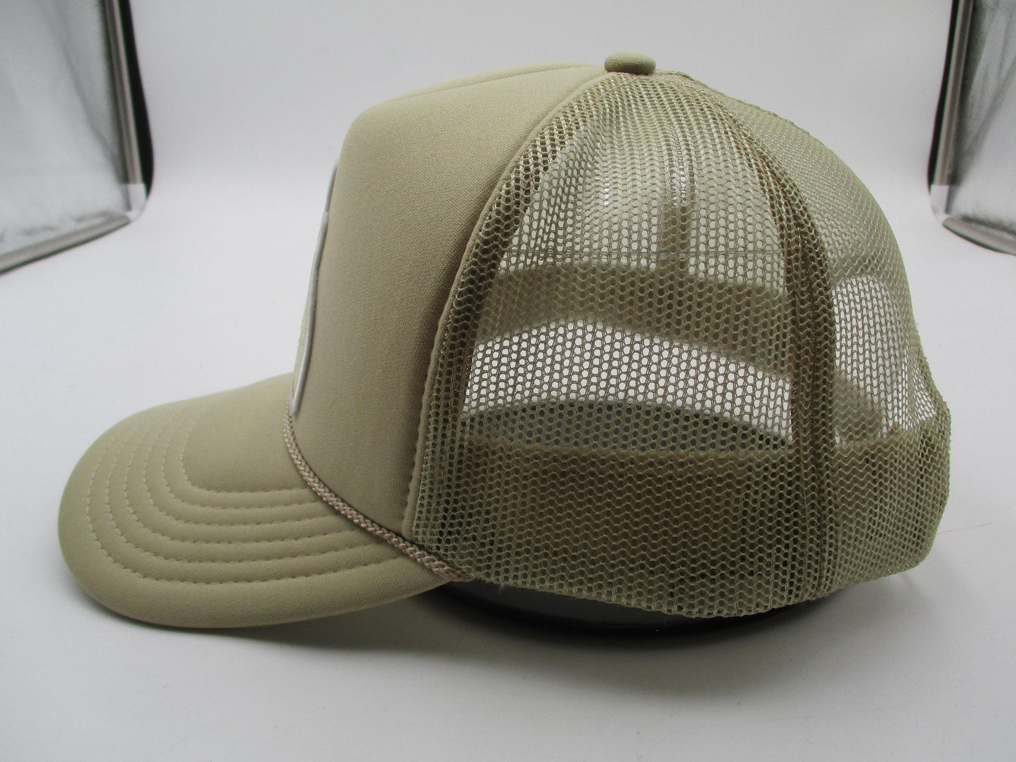 Otto Cactus Desert Hat Cap Snap Back Mens One Size Beige Trucker Mesh Patch5