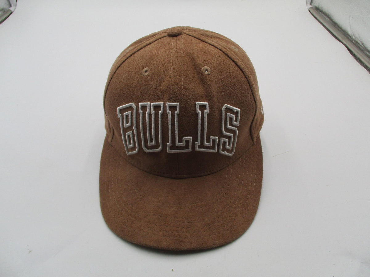 Chicago Bulls Hat Cap Snap Back One Size Brown NBA Basketball Mens Ultra Game2
