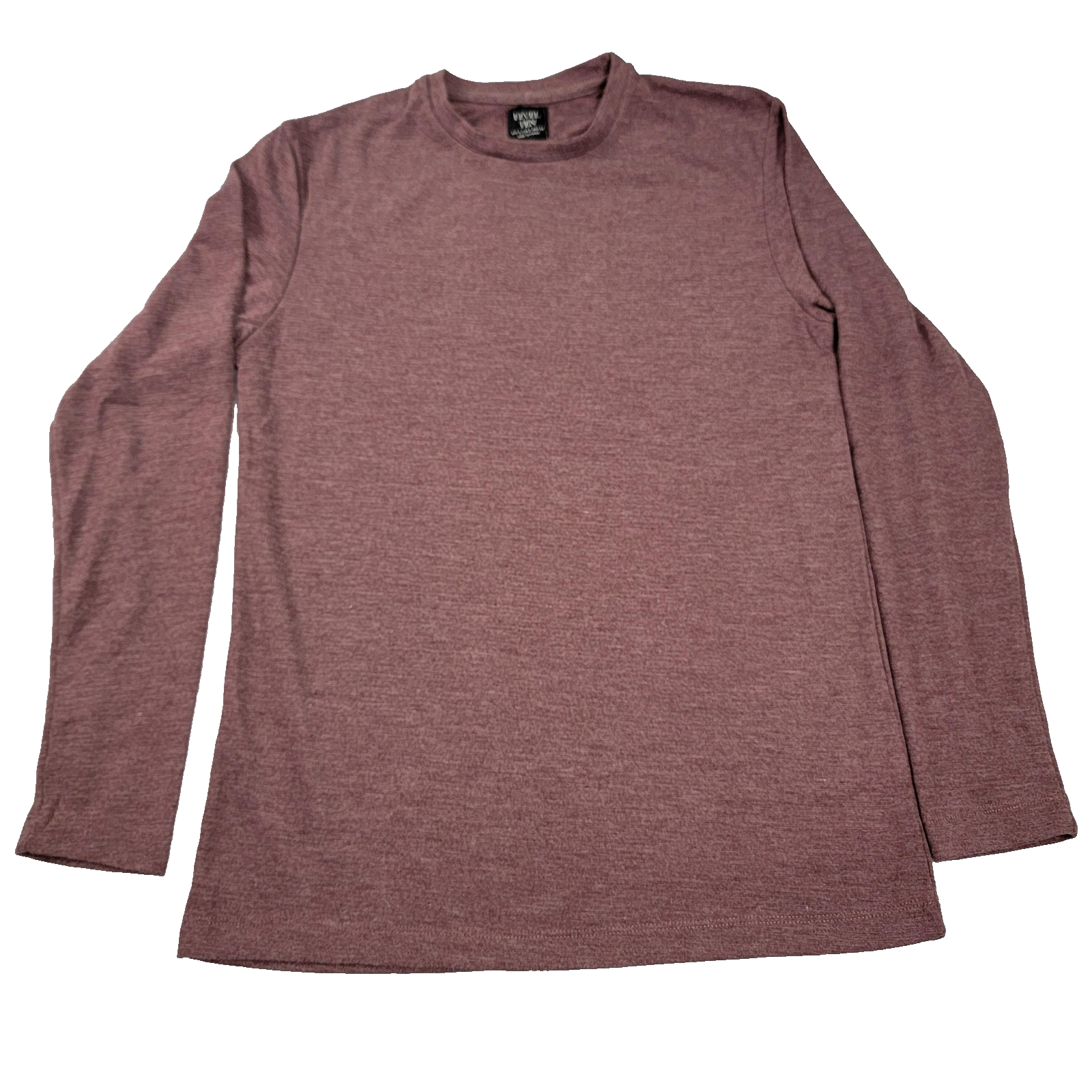 Level Ten Shirt Men Small Dusty Rose Long Sleeve Knit Crewneck Top LTLK1200 6120