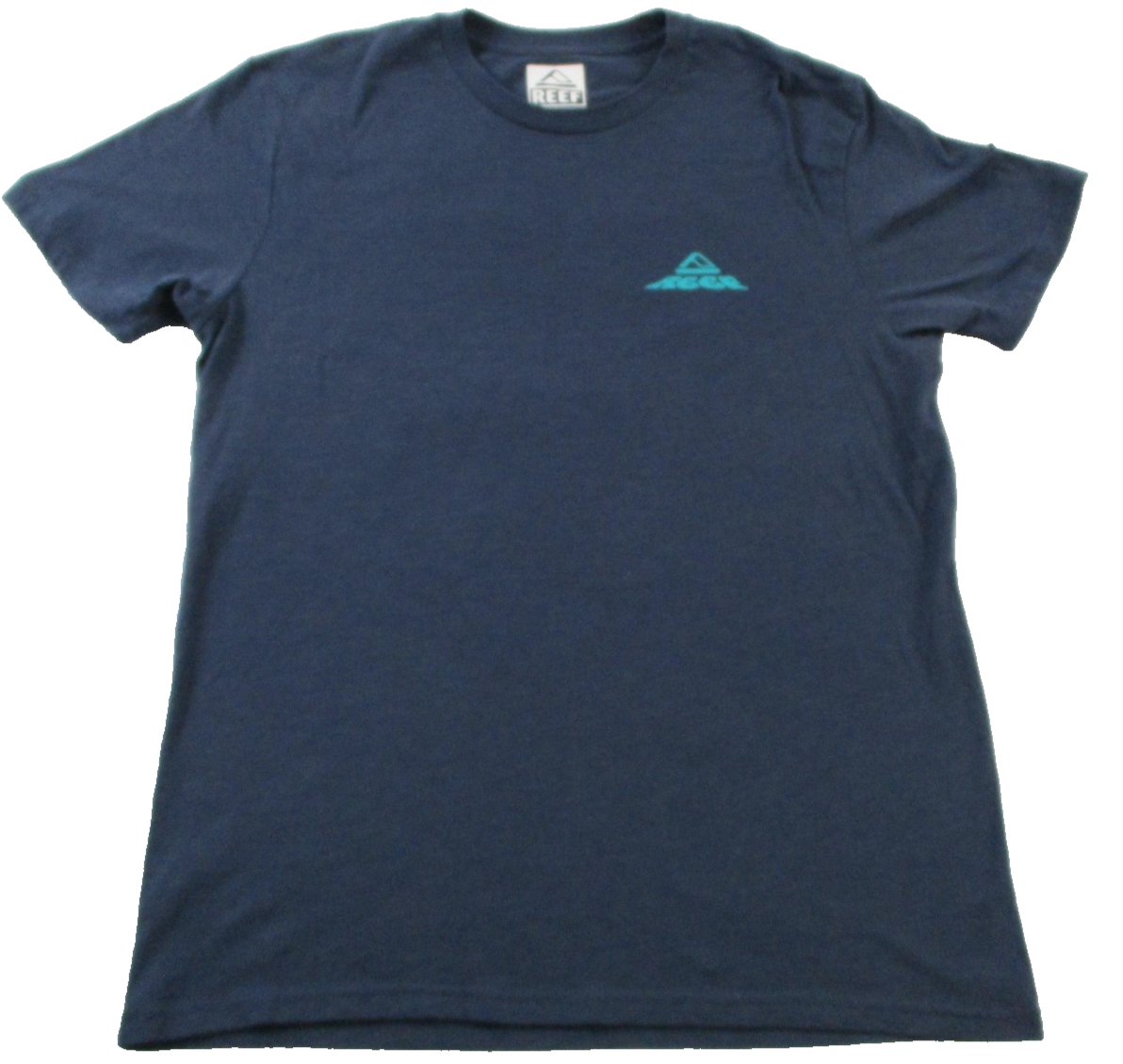 Reef Shirt Mens Large Blue Skeleton Flamingo Float Graphic Beach Surf Tee 15920