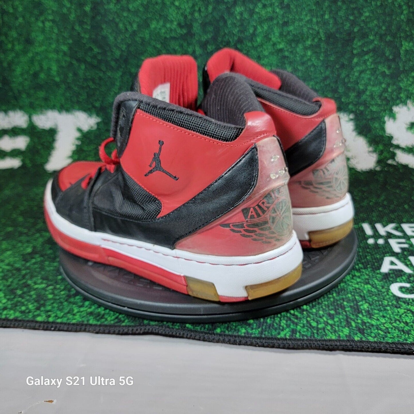 NIKE Air Jordan Old School 2 Size 11.5 Bred Toe Red and Black RARE1