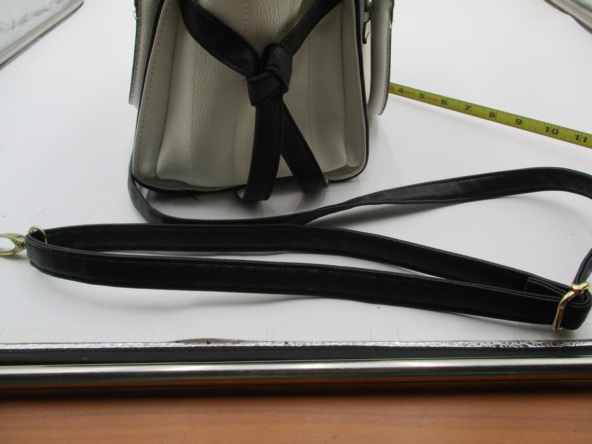 Nine West & Christian Siriano Satchel Bag Lot Womens Medium Black Faux Leather15
