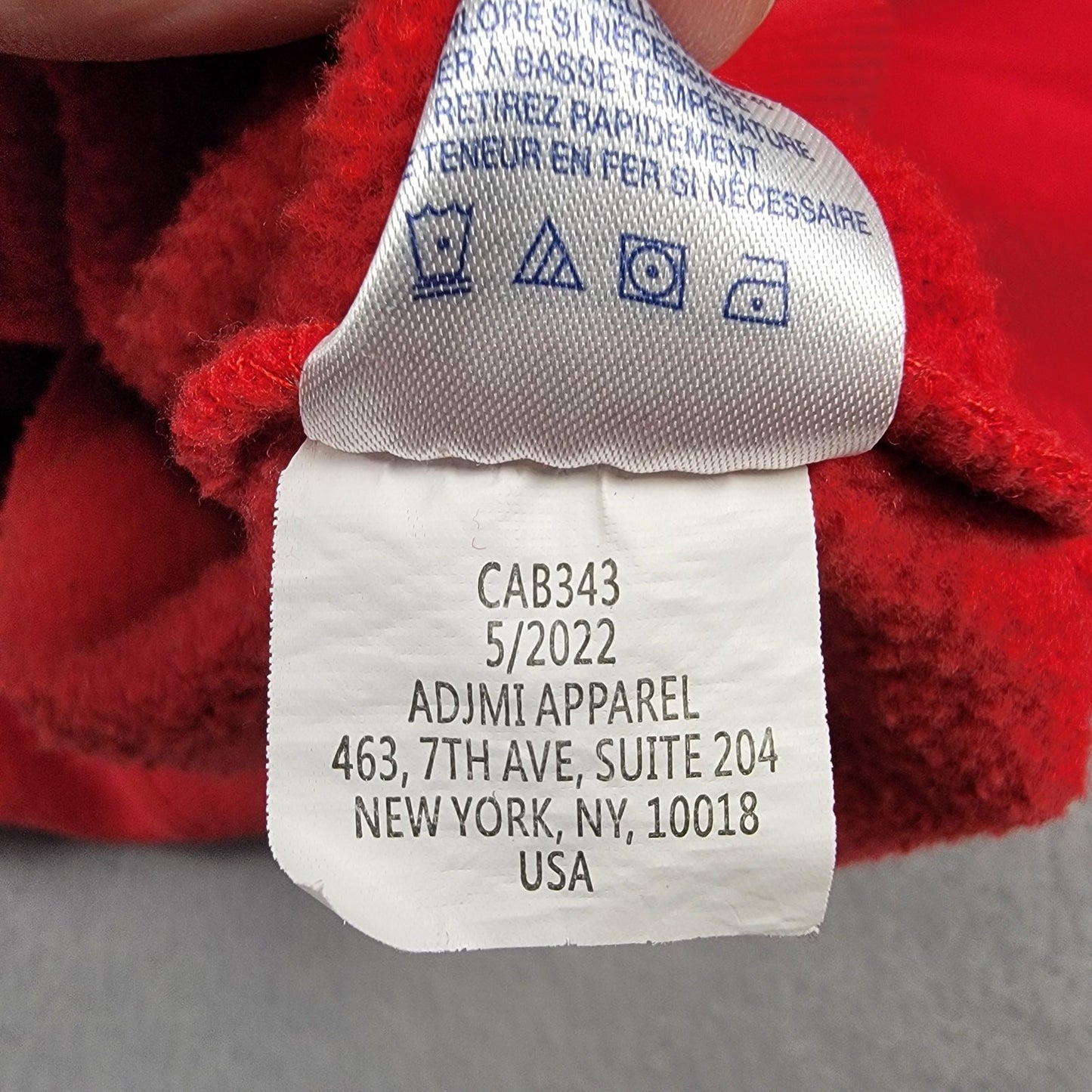 Kids Red Champion Pullover Hoodie  Size XL  Light Wear