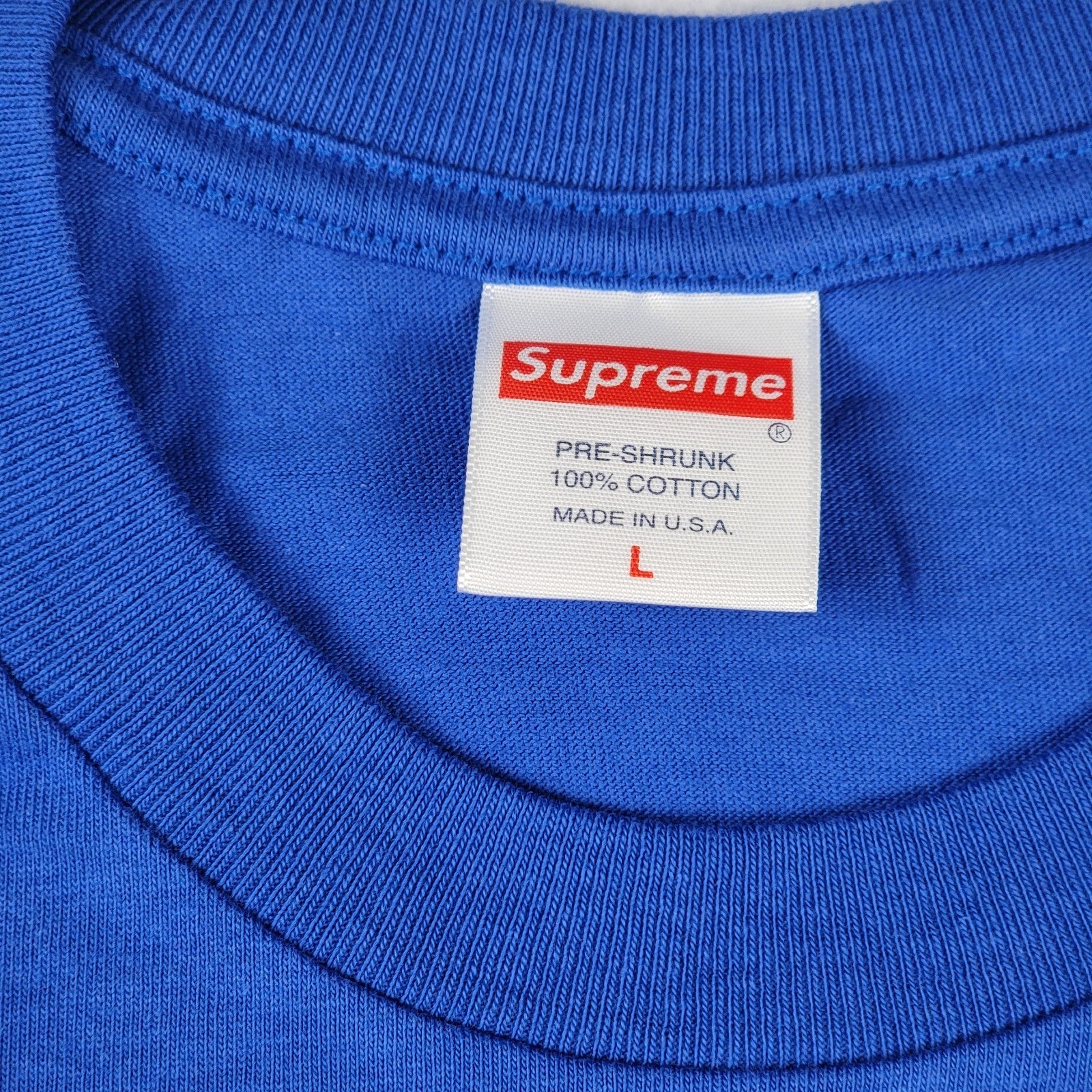 Supreme Rat Tee Shirt Blue Size L Large Box Logo Graphic Skater Streetwear (11562
