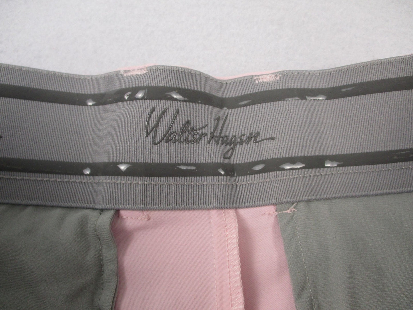 Walter Hagen Shorts Mens 30 Pink Tulip Performance 11 Golf 9 Inseam Stretch 12244