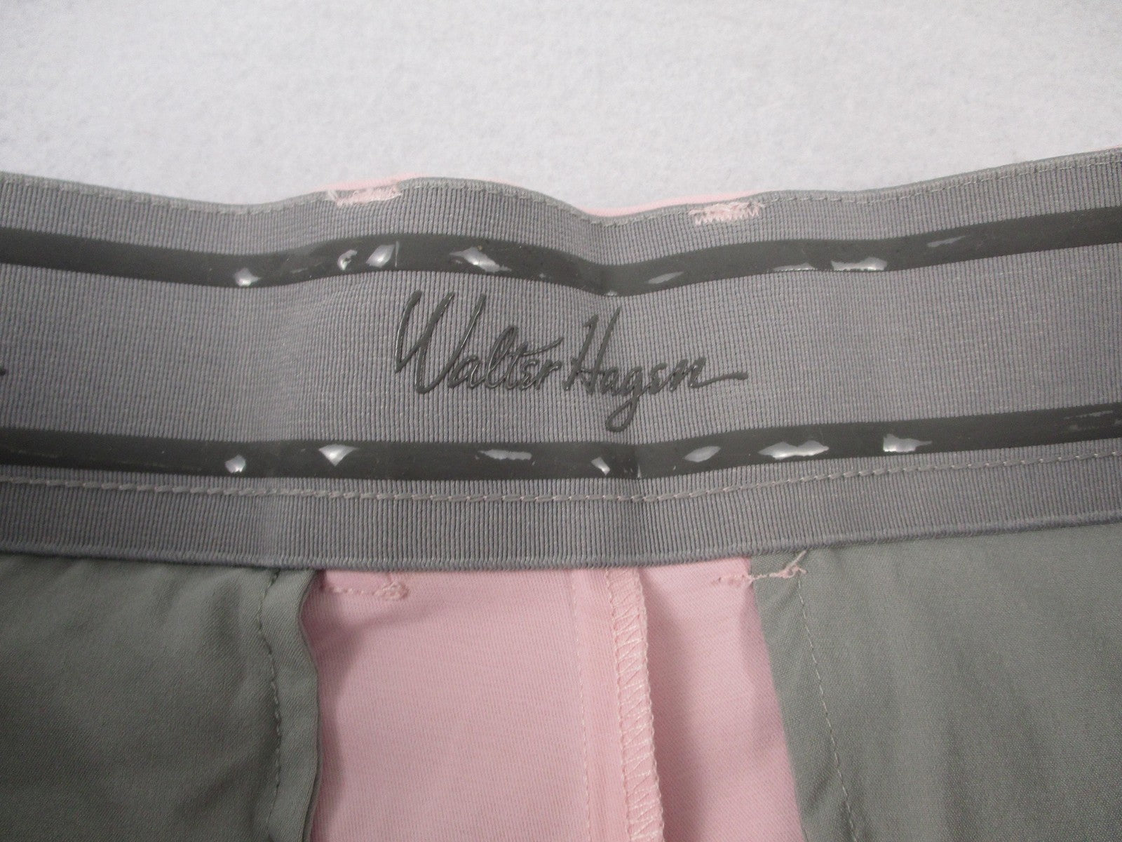 Walter Hagen Shorts Mens 30 Pink Tulip Performance 11 Golf 9 Inseam Stretch 12244
