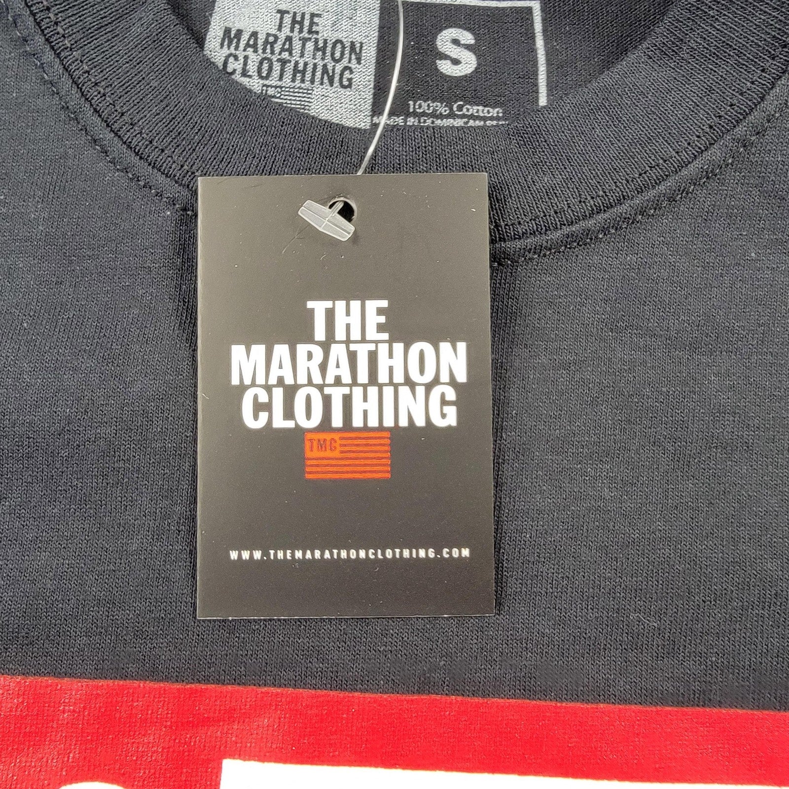 The Marathon Clothing TMC Shirt Mens Small Black Flag Graphic Tee Streetwear7