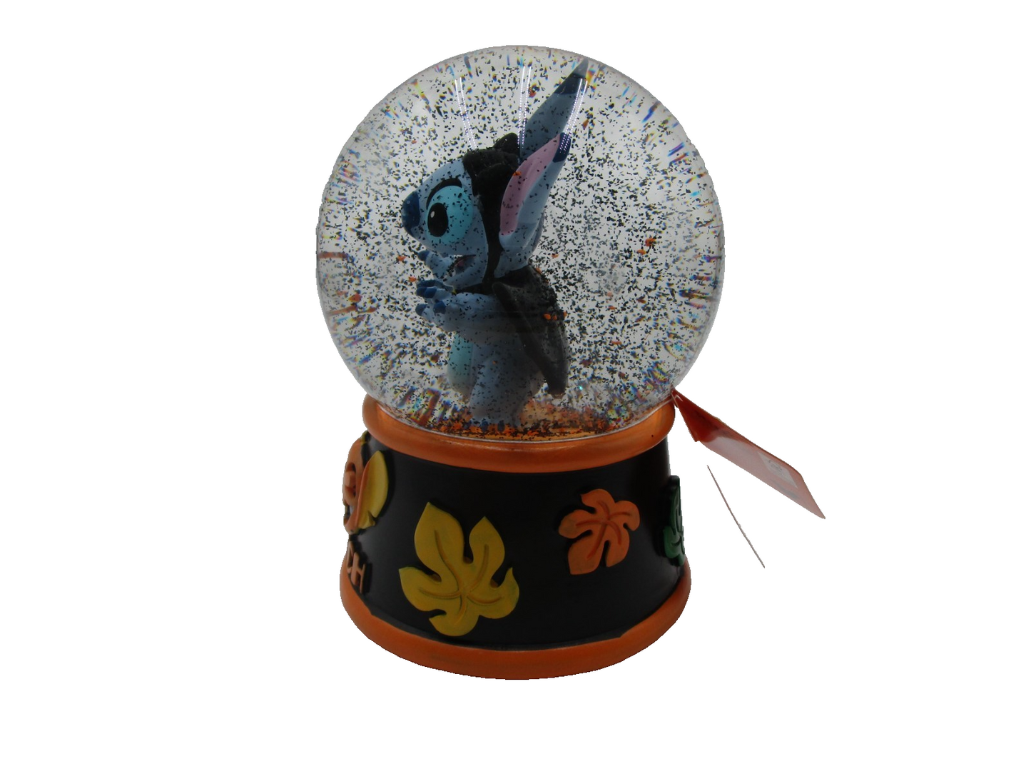 NEW 120mm Disney Stitch Vampire Halloween Trick Or Treat Music Water Snow Globe1