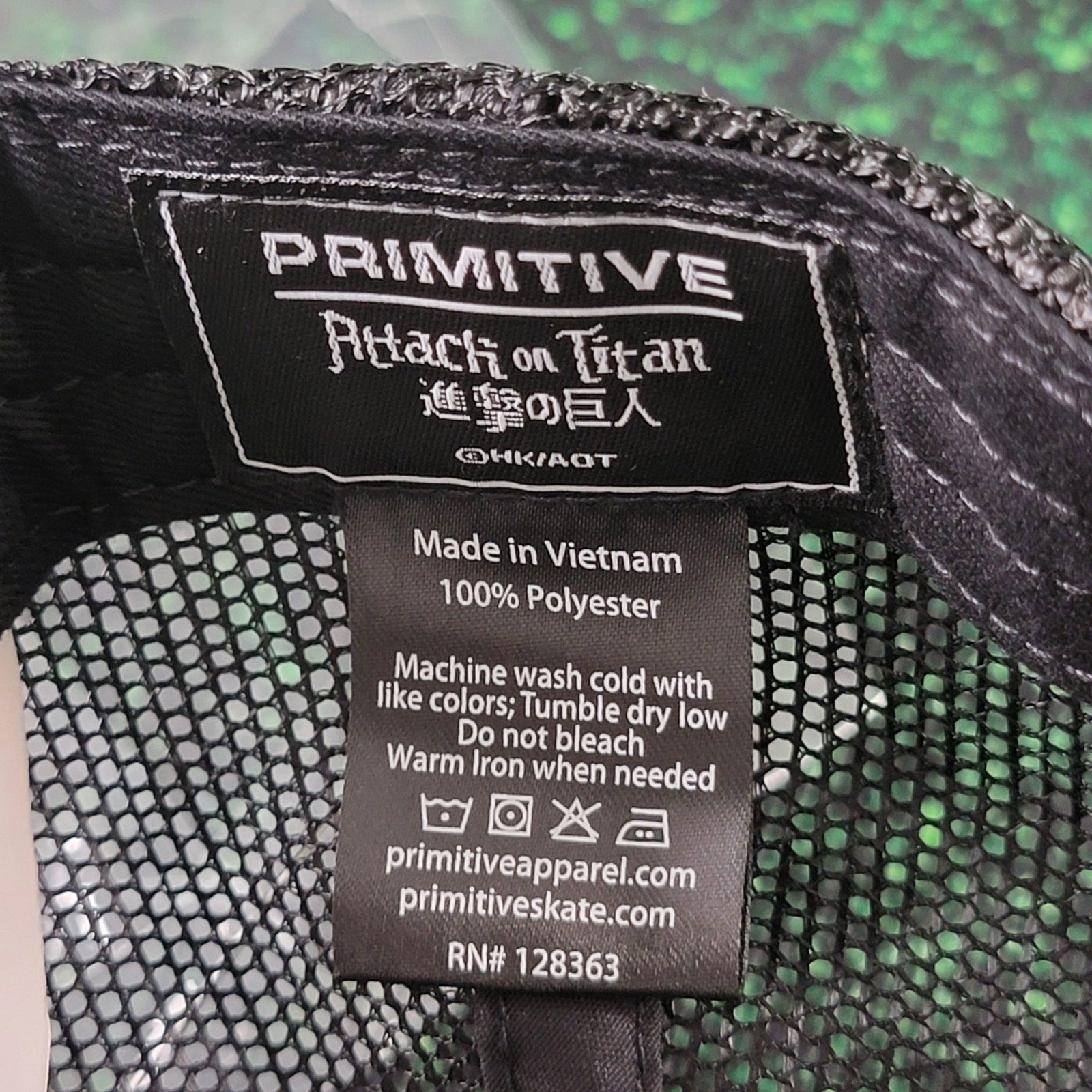 Primitive Attack on Titan OSFA Snapback Cap Licensed Authentic3