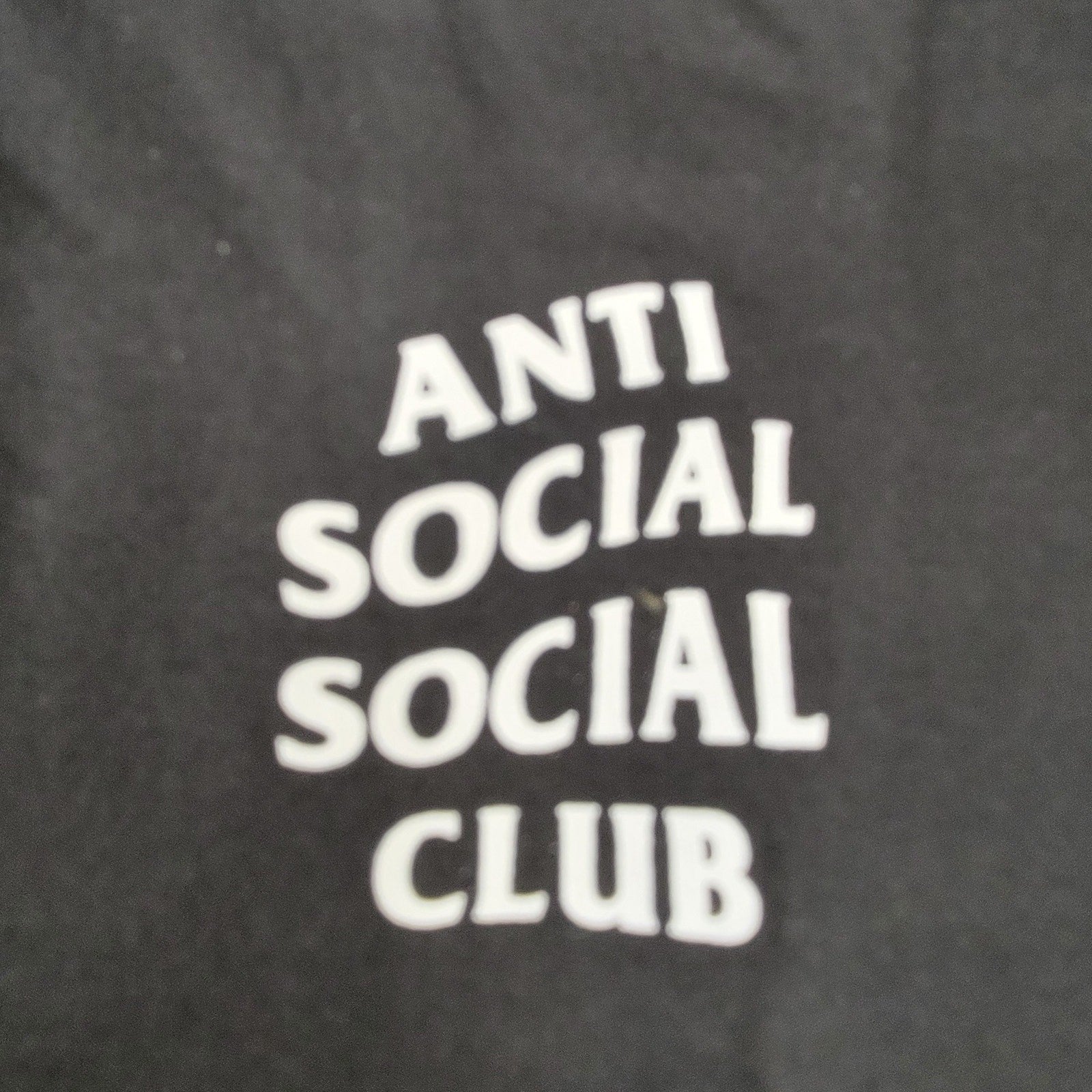Anti Social Social Club 'Korea" Black Hoodie Sz S (590) NWOT6