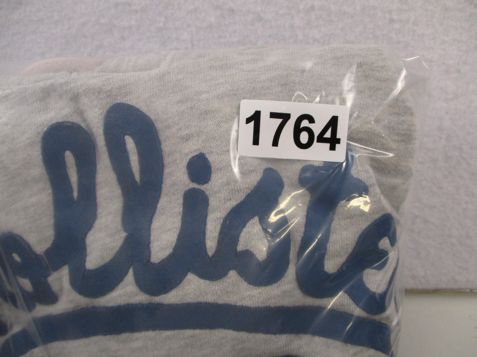 Hollister Hoodie Womens Large Gray Surf Club Graphic Pullover Fleece Sweatshirt13