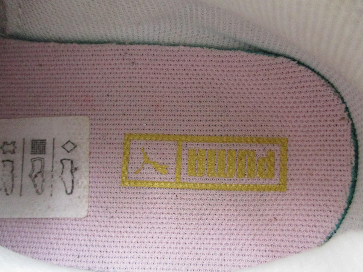 Puma Suede Shoes Kids Size 2 Pink Low Top Lace Up Casual Sneakers 380561-0510