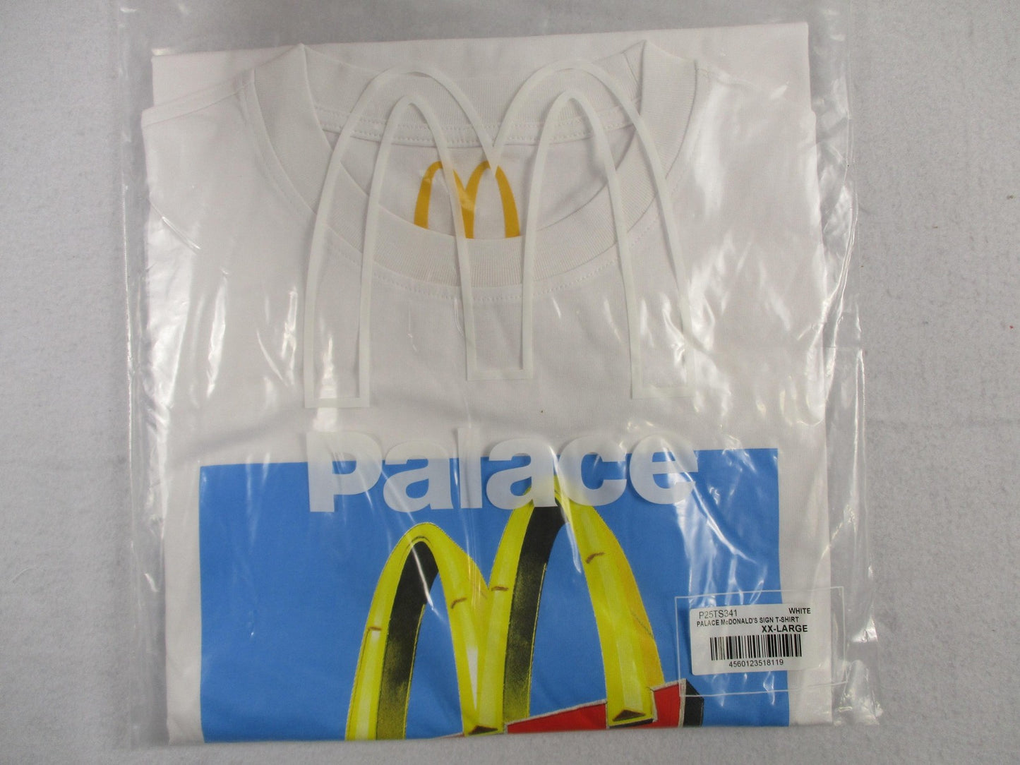 Palace Shirt Mens 2XL White McDonald's Sign Graphic Skate Logo Streetwear