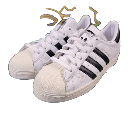 adidas Superstar “Cherry Blossom” Women’s US 5 FTW White/CB Black IG96480