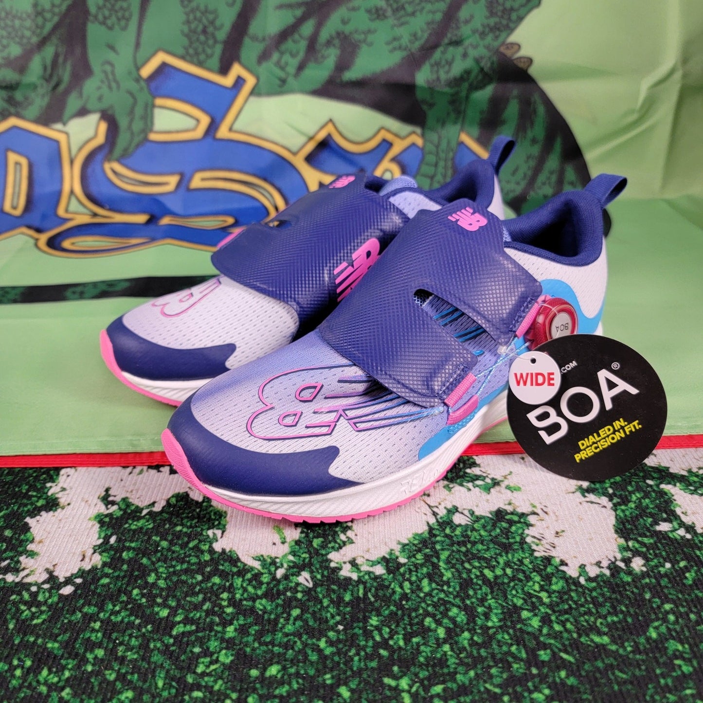 New Balance Fuel Core Reveal v3 BOA Purple Blue Kids Sz 70