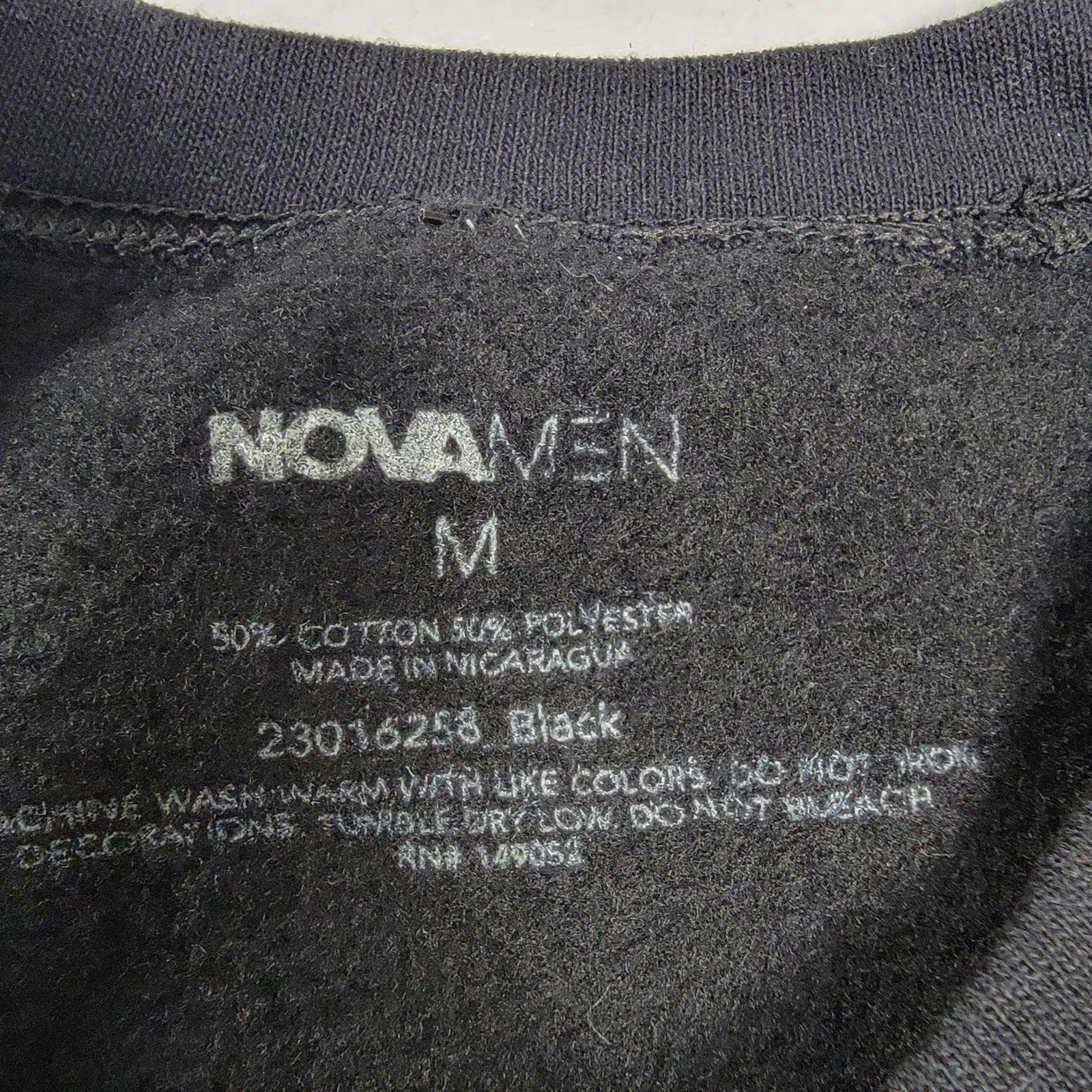 Mens 'Just Hits Different' Fashion Nova Black LongSleeved Sweatshirt (649) NWOT2