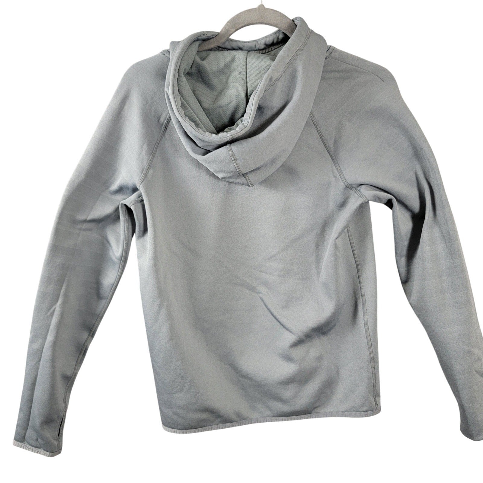 Nike Gray Spell Out Pullover Hoodie  Size XS  Great Find!