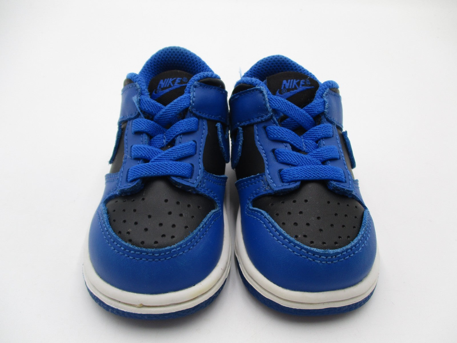 Nike Kids Sneaker Bundle – Royal Blue/Black & Green/White – Sizes 7C + 7Y (1A8)5