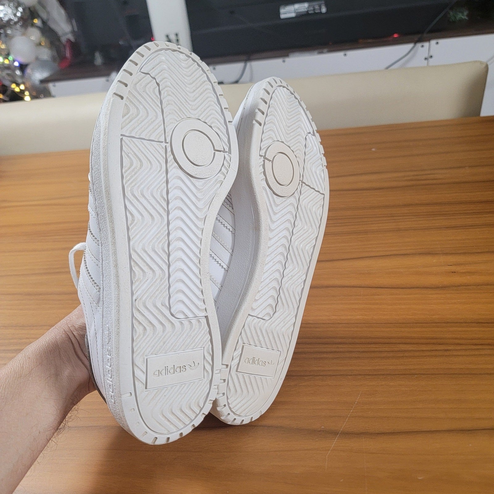 Adidas Team Court 'Cloud White' Sz 8.5M/10W EF6049