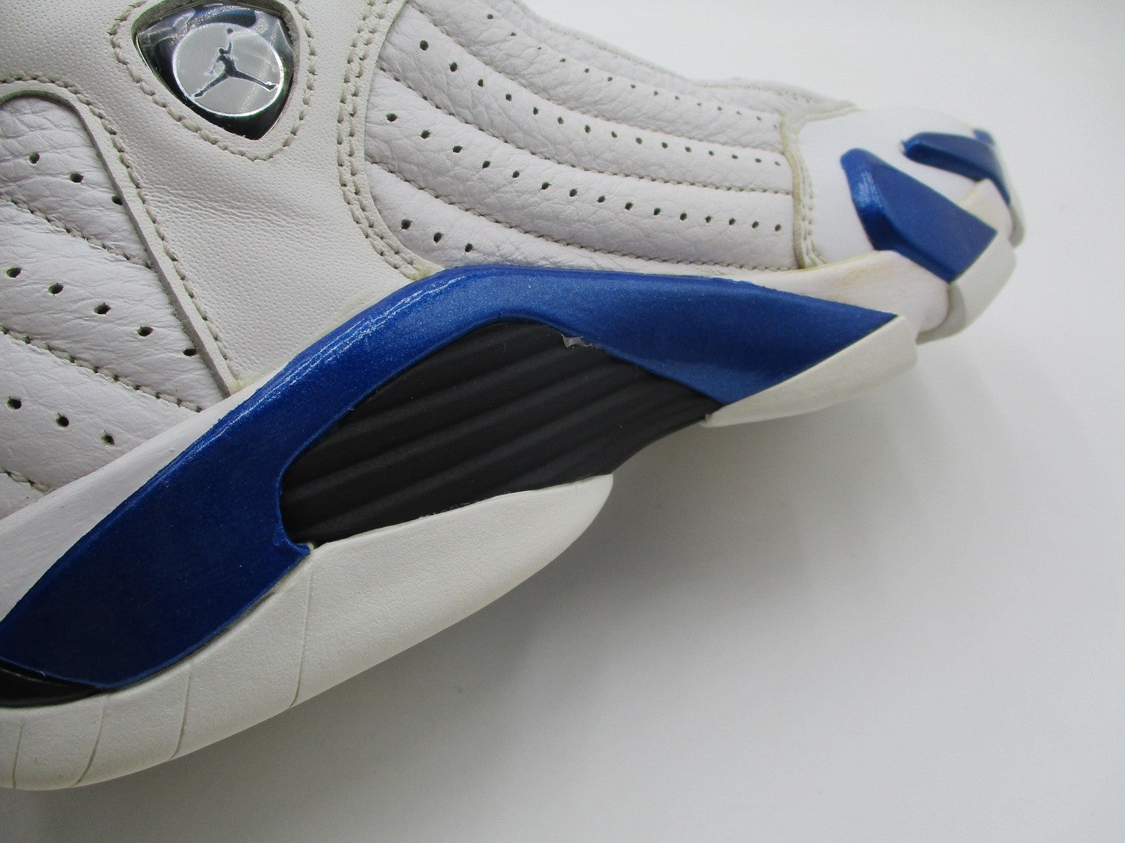 Jordan Air Jordan 14 Retro Shoes Youth Size 5.5Y White Blue Sneakers 487524-10412