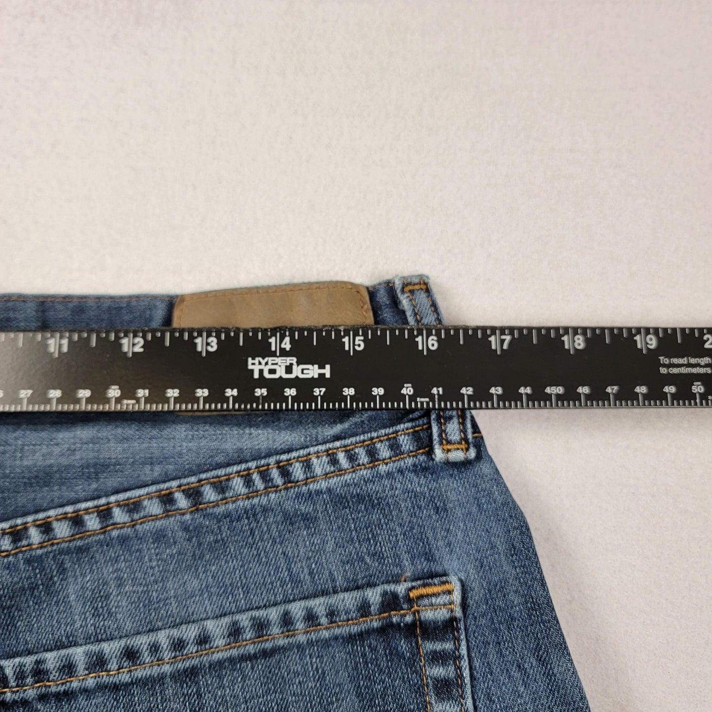 Nautica Jeans Mens 32x32 Blue Straight Fit Denim 5 Pocket Classic 1P3034M