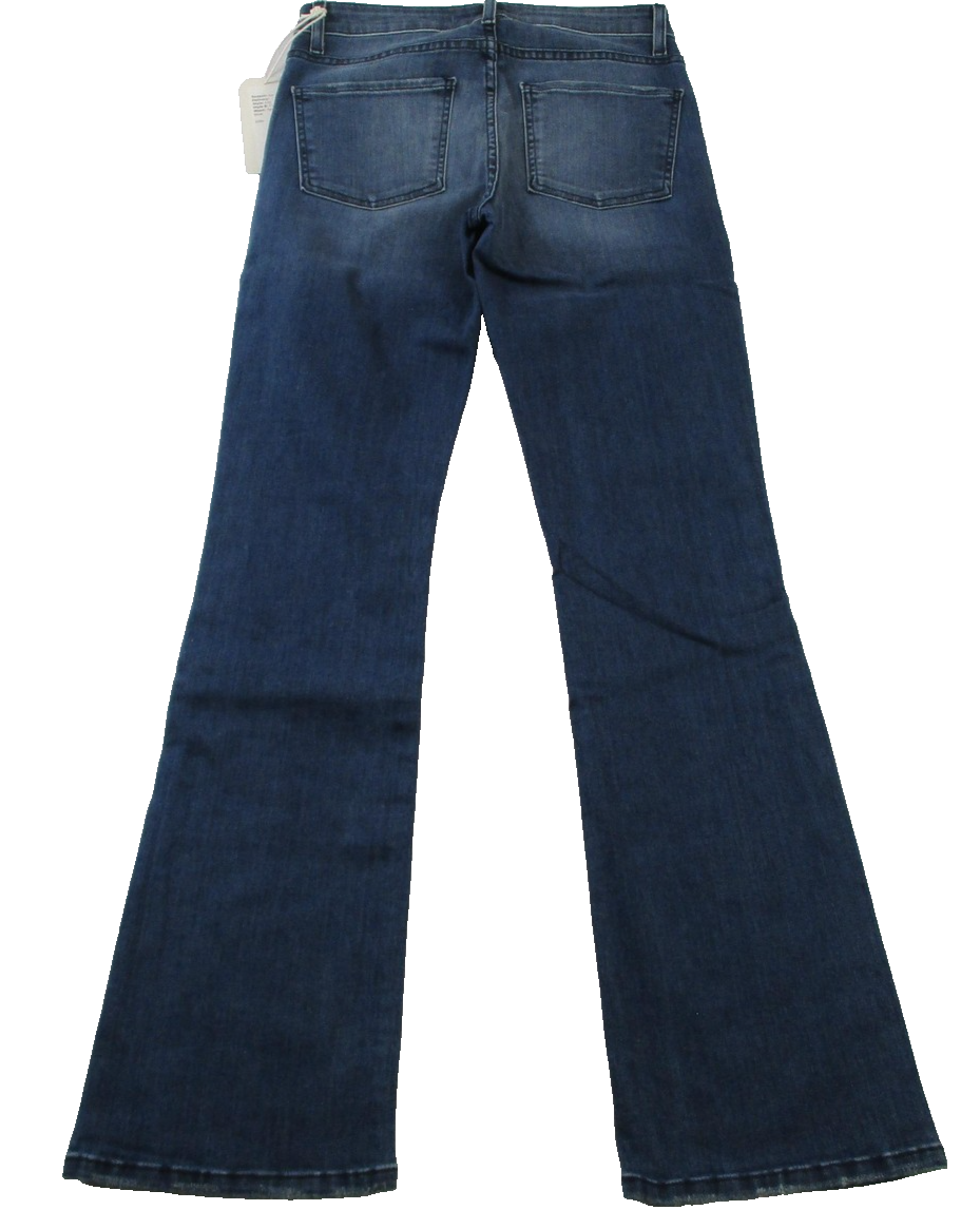 Fidelity Lily Jeans Womens 26 Blue Bootcut Mid Rise Stretch Denim Apollo 14721