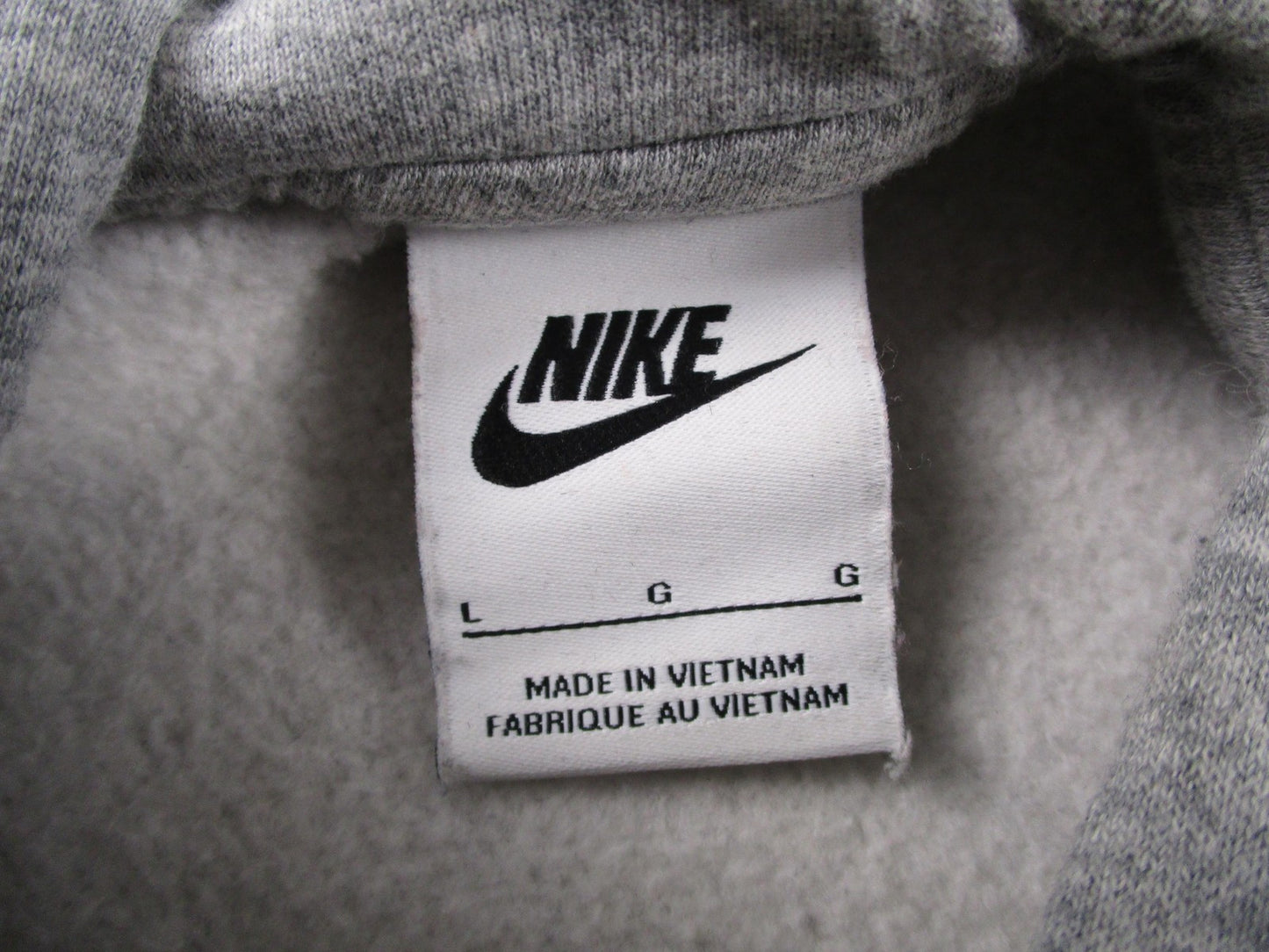 Georgia Bulldogs Sweatshirt Mens Large Gray NCAA Football Nike Hoodie Pullover2