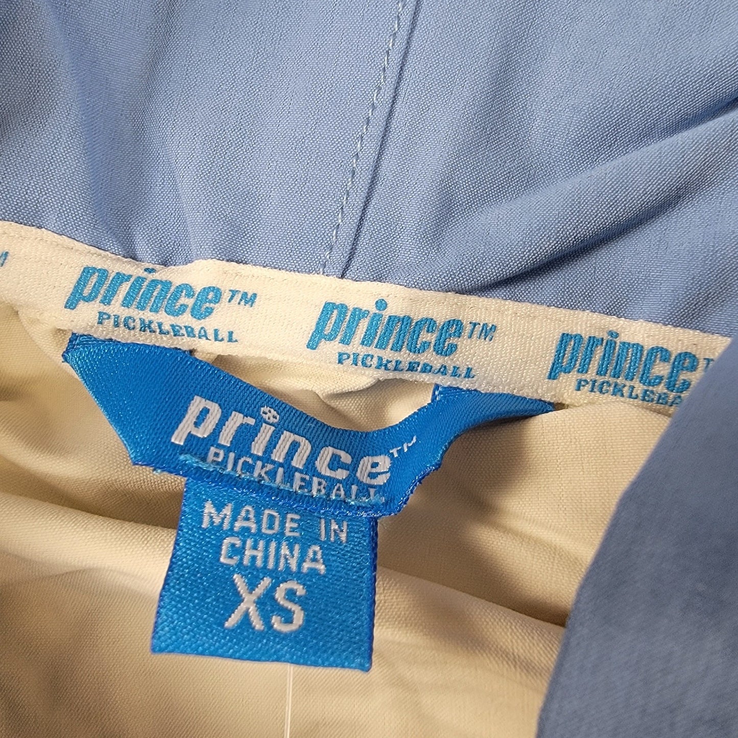 Prince Pickleball Hoodie Womens Sz XS Blue
