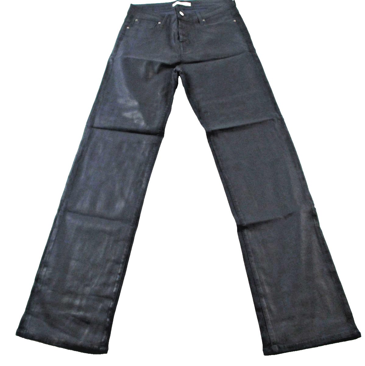 Fidelity Denim Cali Jeans Womens 26 Blue Navy Dark Wash Straight Slim New 14660