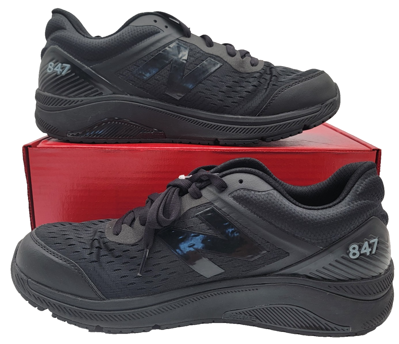 New Balance 847 v4 Black Men 12.5 MW847CB4 Walking Shoes VGC NOT WIDE (1E2)0