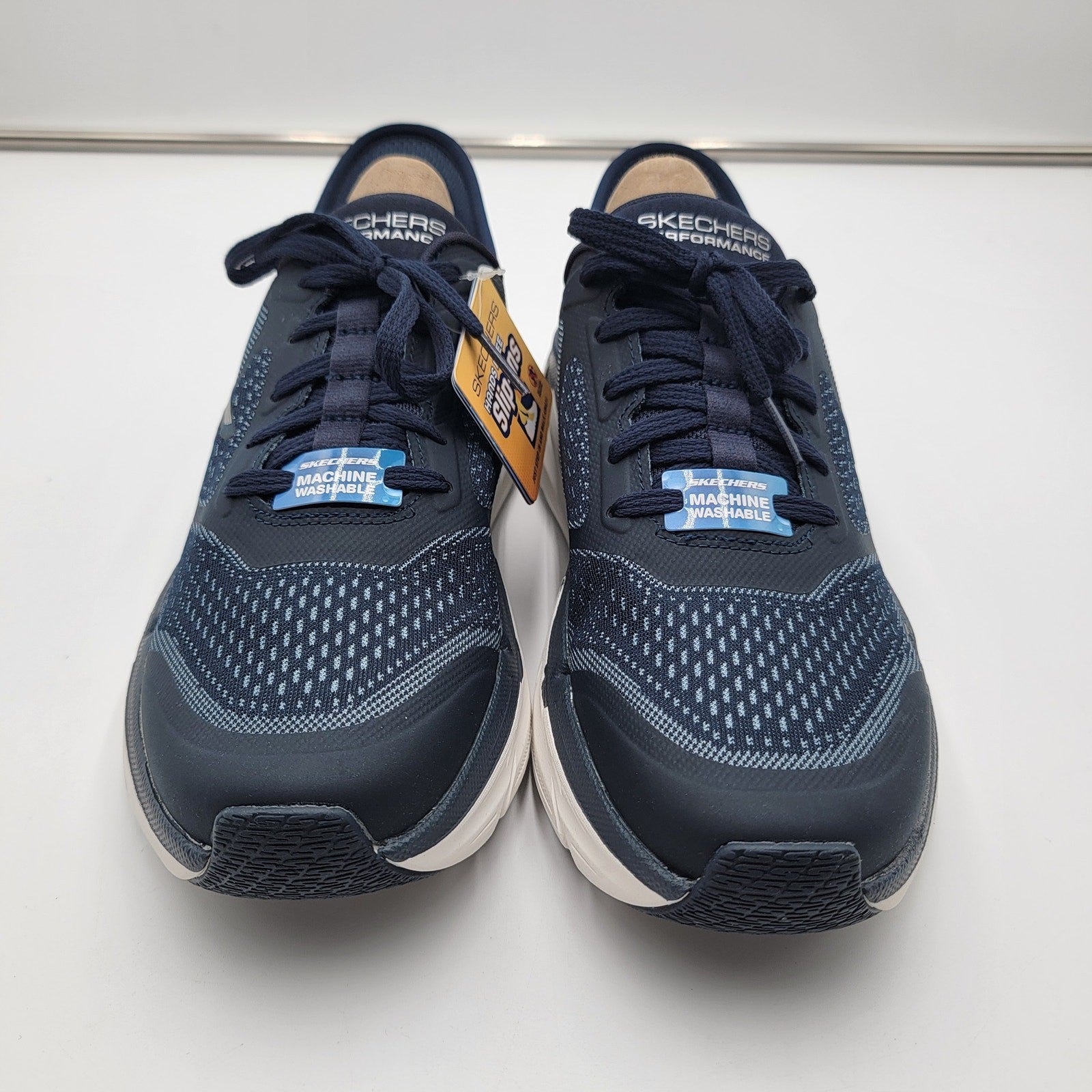 Skechers Max Cushion SlipIns Running Shoes 220313 Navy Sz 7.52