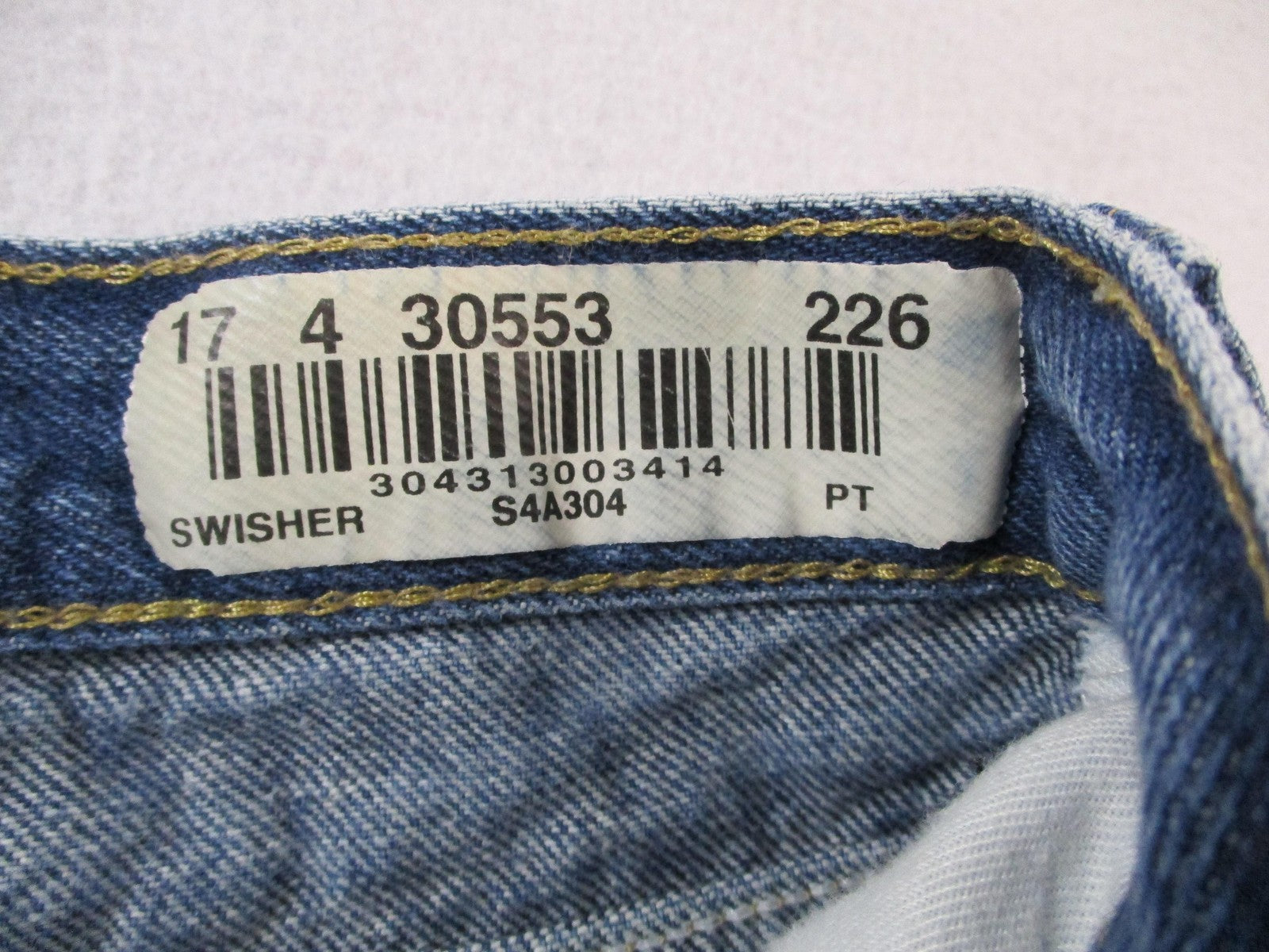 Carhartt Swisher Jeans Mens 38x30 Blue Relaxed Fit Workwear Denim 14323