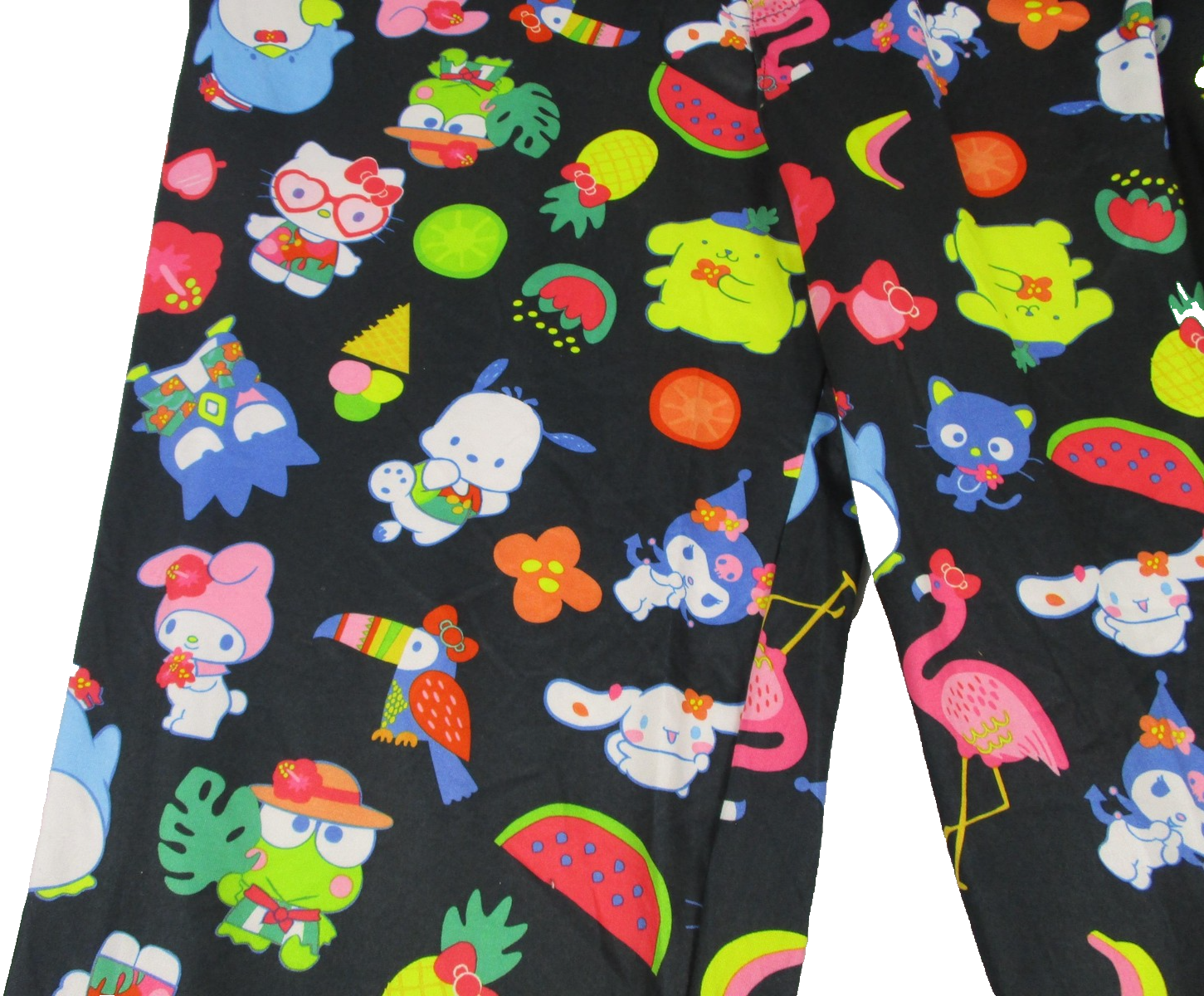 Sanrio Hello Kitty & Friends Sleep Pants Womens XL Multicolor Pajama Lounge 12543