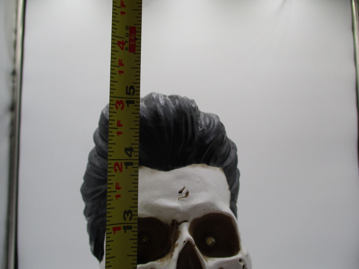 Elvis Skull BUST Light Up LED Eyes Halloween Statue New8