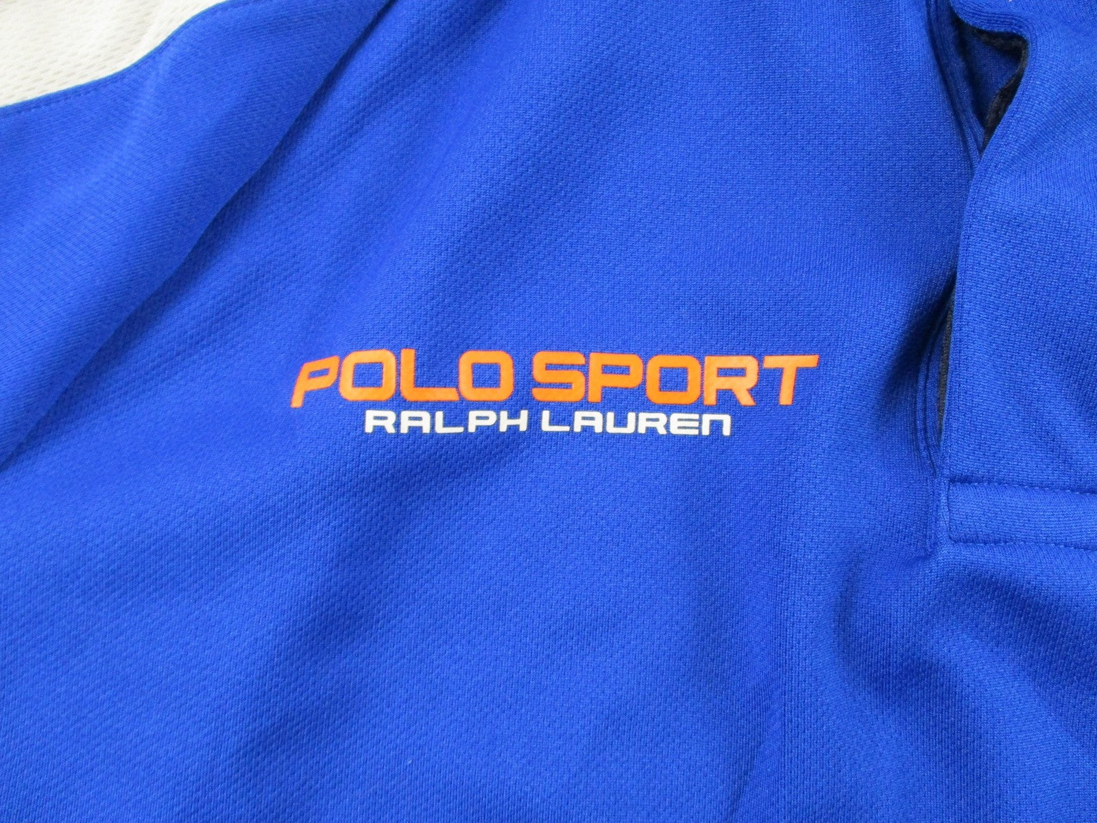 Polo Sport Ralph Lauren Polo Shirt Mens Medium Blue Thermovent Mesh Performance2