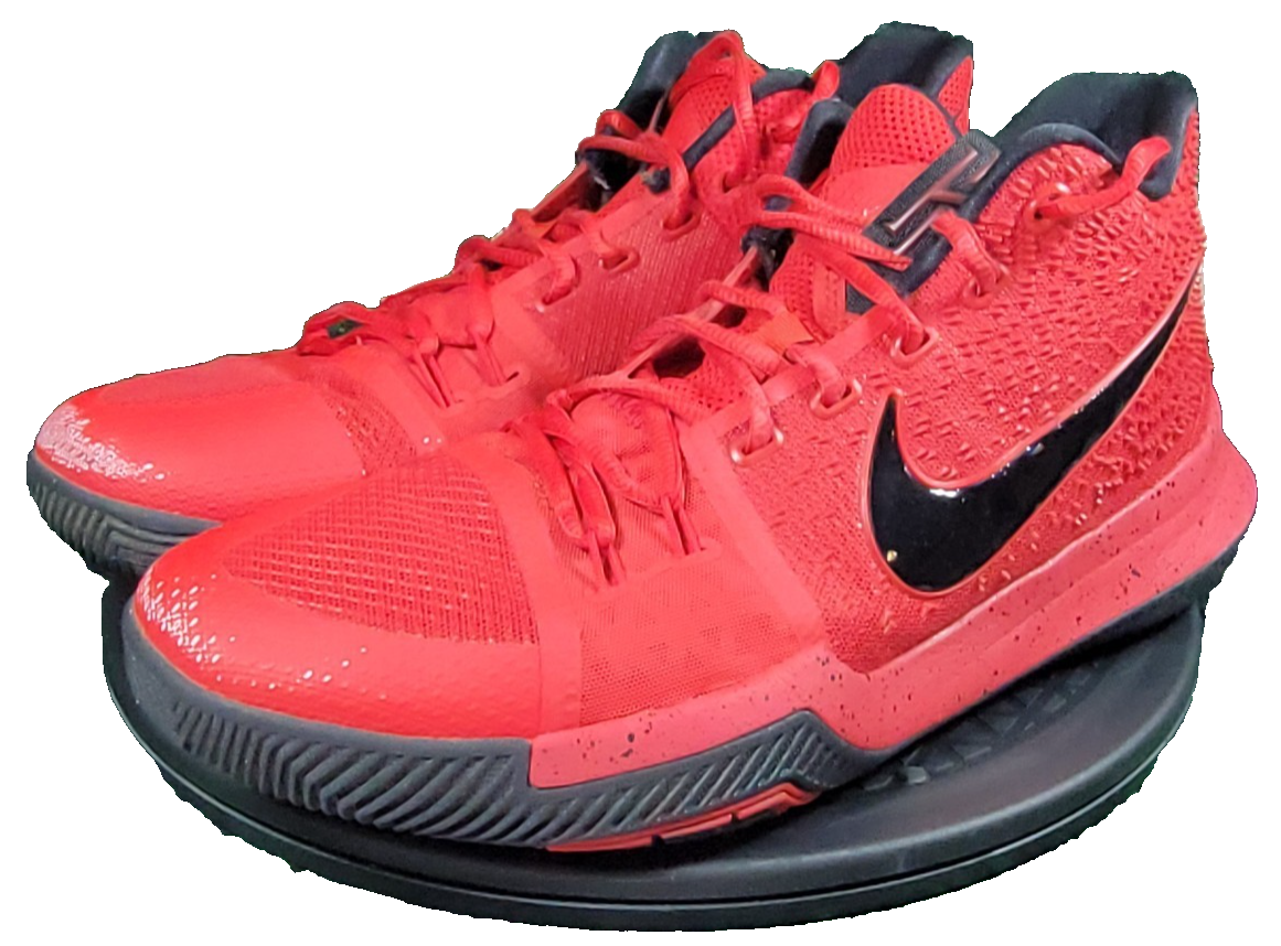 Nike Kyrie 3 Three Point Contest Candy Apple Red Shoes 852395600 Men Sz 11