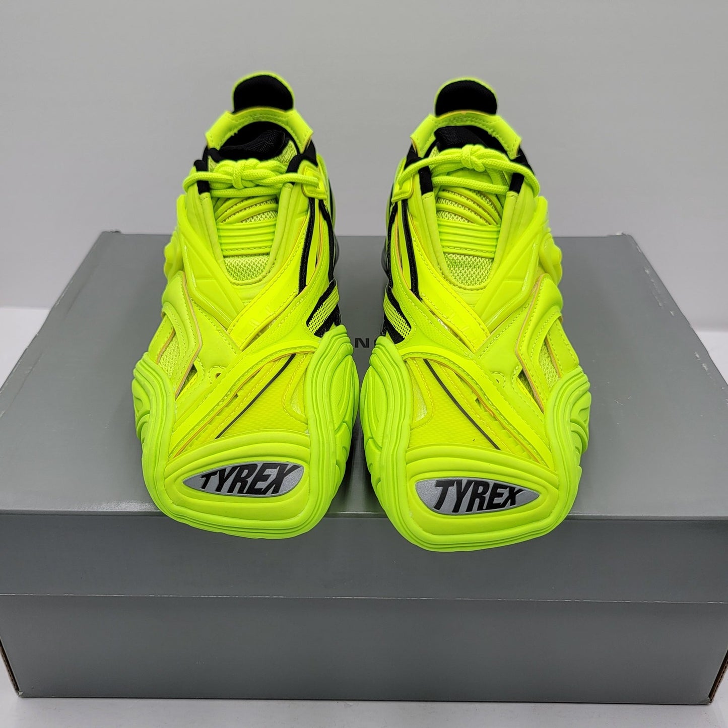 Balenciaga Women's Tyrex Fluo Yellow Sneakers  Size 73
