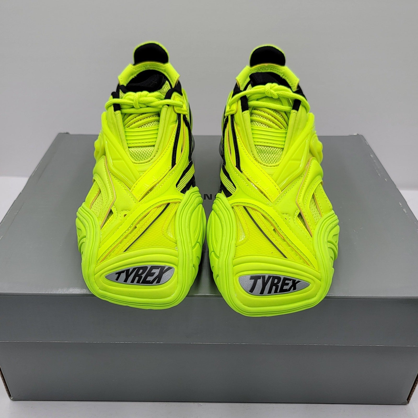 Balenciaga Women's Tyrex Fluo Yellow Sneakers  Size 73
