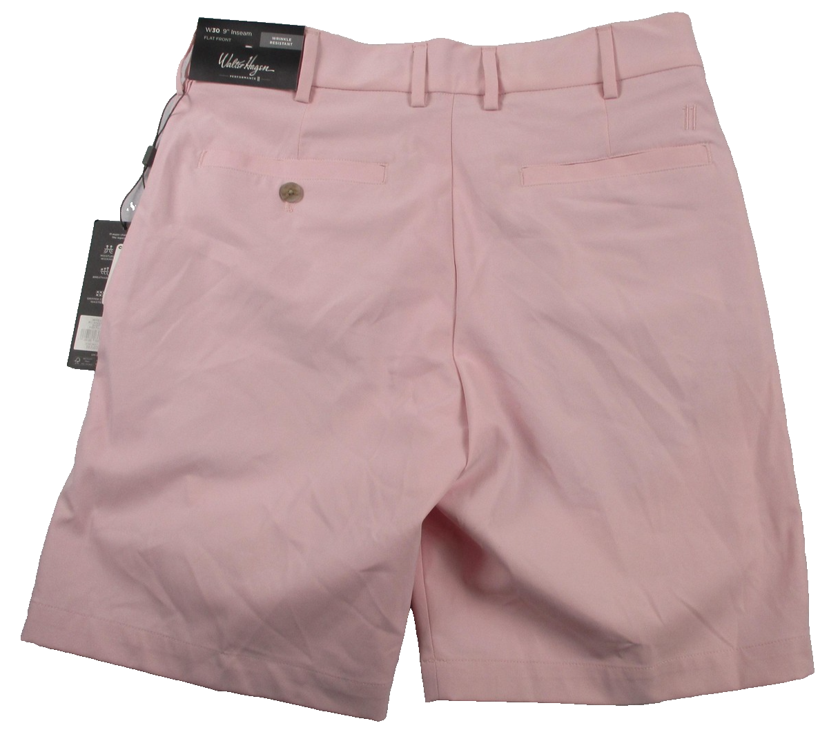 Walter Hagen Shorts Mens 30 Pink Tulip Performance 11 Golf 9 Inseam Stretch 12241