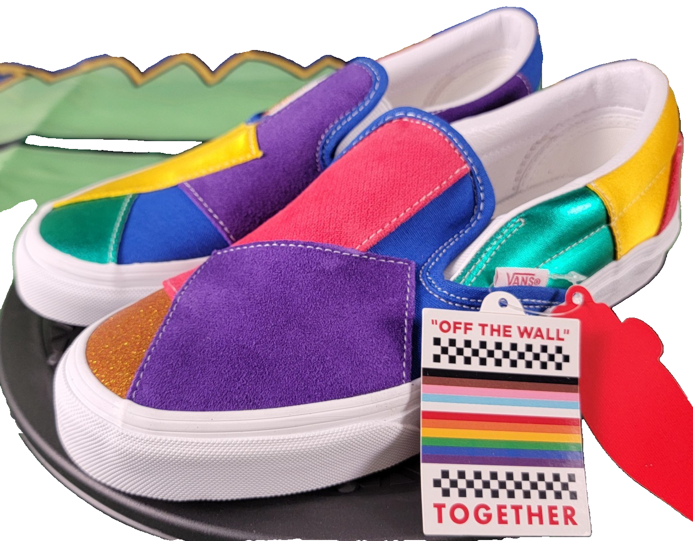 VANS Classic SlipOn Pride (Patchwork) Men Size 7 | Women Size 8.5 VN0A33TB44B10
