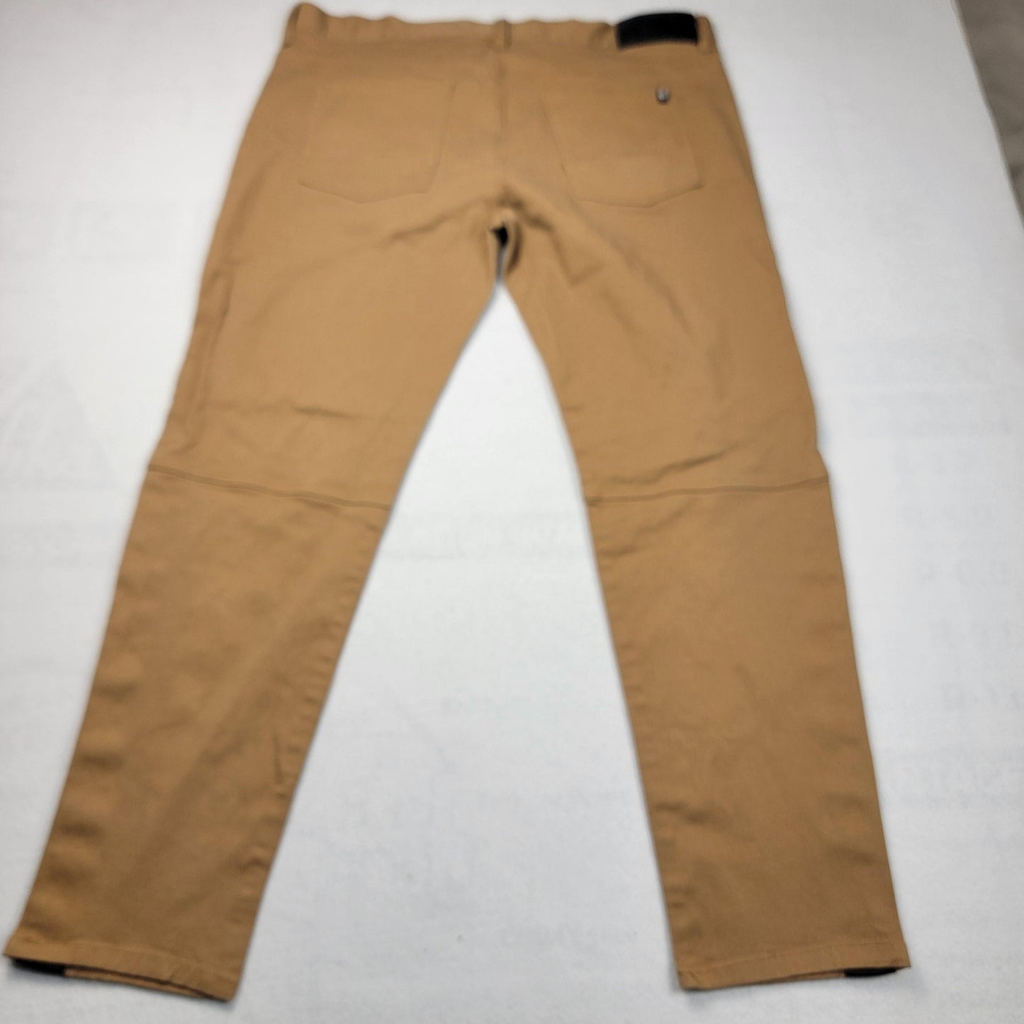 Rocawear Pants Men 42x32 Tan Khaki Slim Fit Chino Twill Side Stripe Stretch 11991