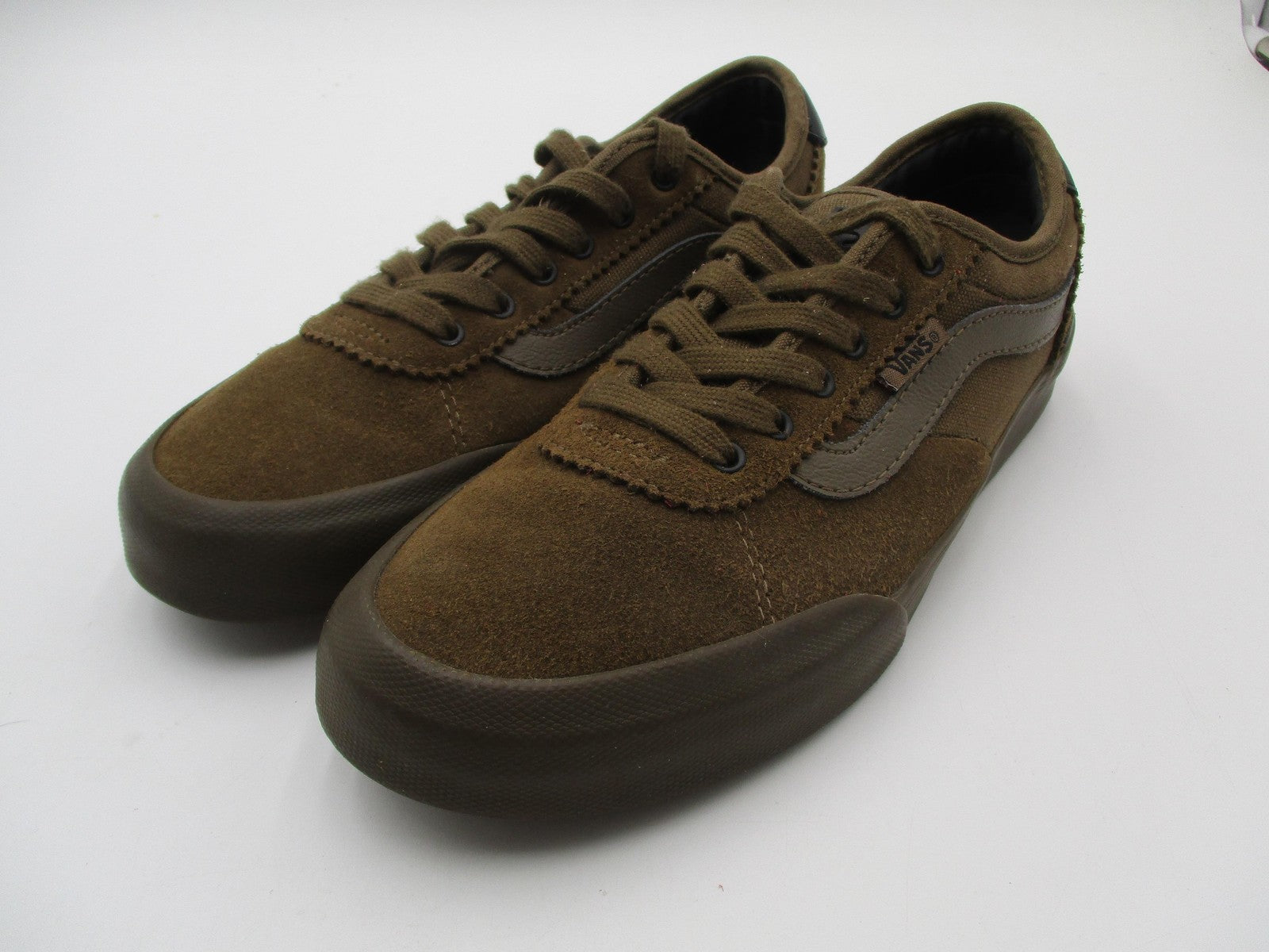 Vans Chima Ferguson Pro Shoes Youth Size 6 Brown Suede Low Top Skate Sneakers0
