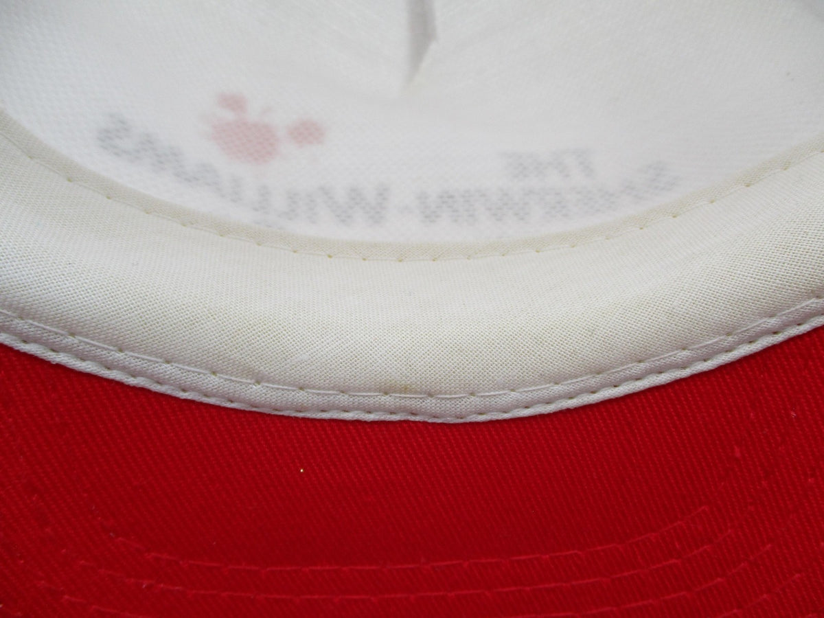 Sherwin-Williams Hat Cap Snap Back Mens One Size White Red Paint Logo Promo10