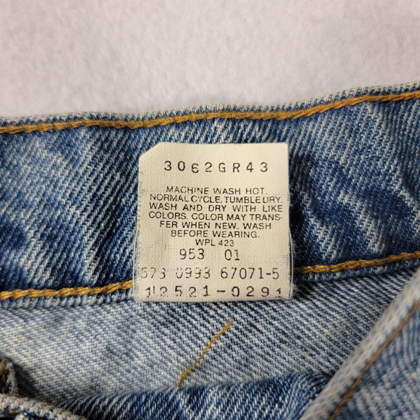 Vintage Levis 525 Jeans Womens 8 Blue High Rise Tapered Made USA Denim 90s