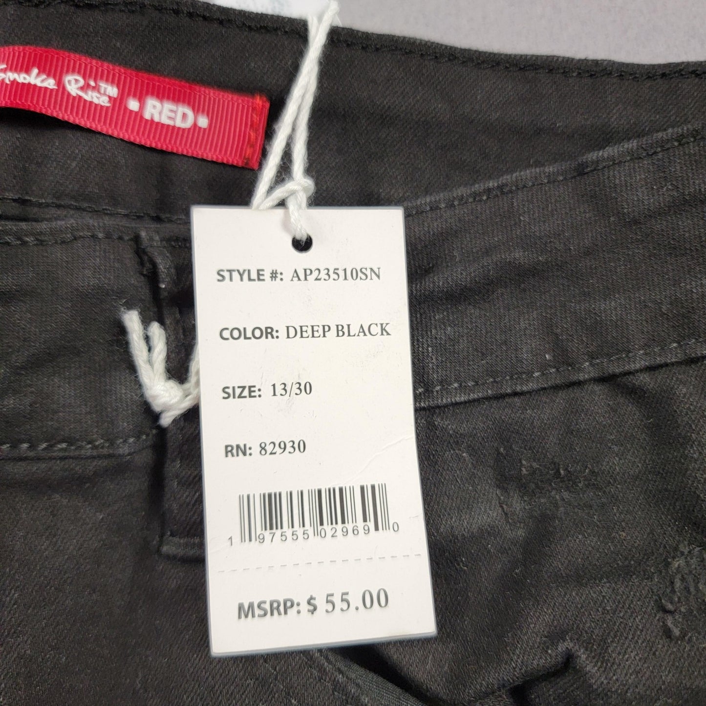Smoke Rise Janis Jeans Womens 13 High Rise Slim Skinny Distressed Moto Patch 9194
