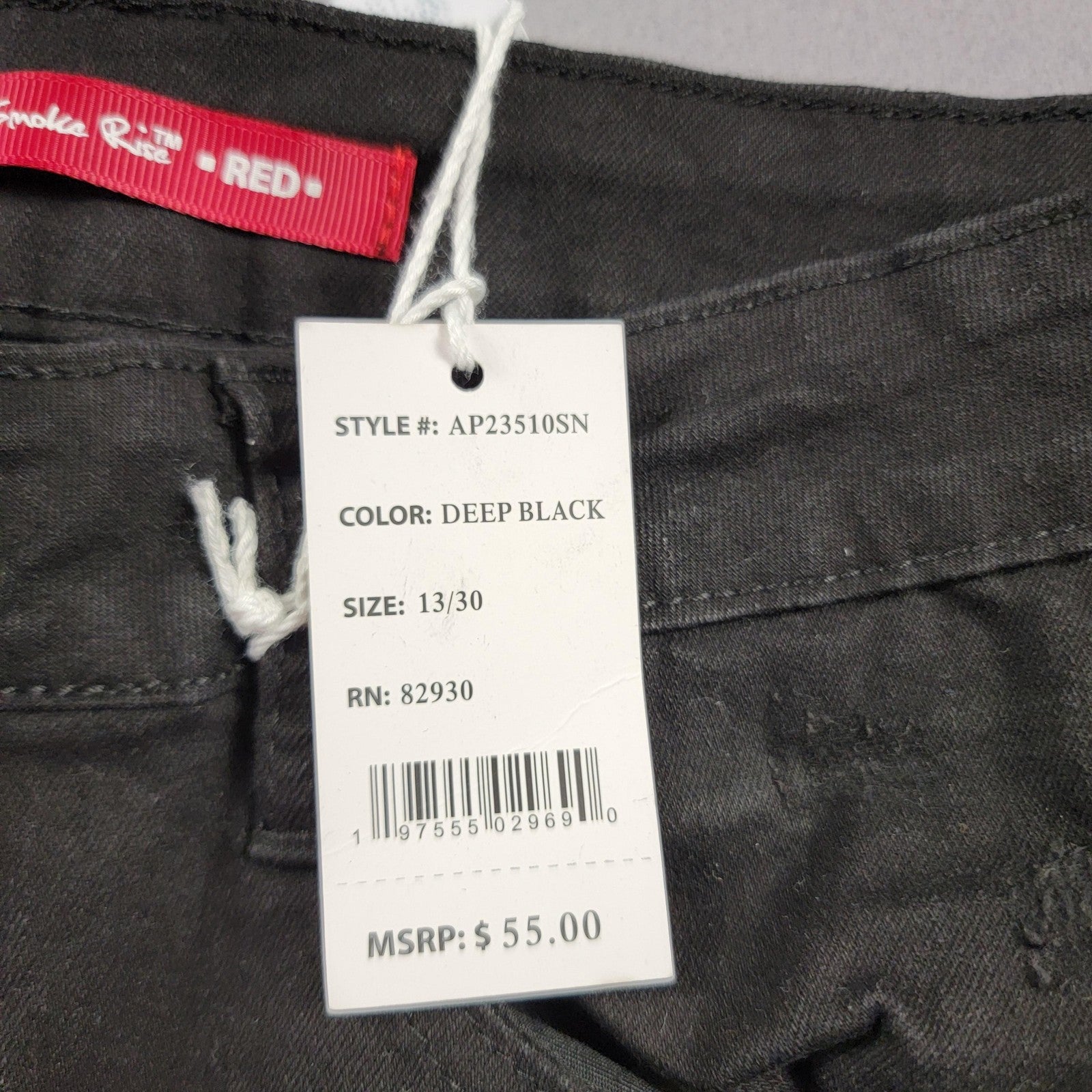 Smoke Rise Janis Jeans Womens 13 High Rise Slim Skinny Distressed Moto Patch 9194