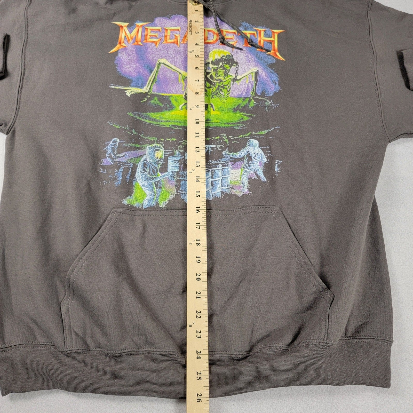 Megadeth Black Hoodie Mens Size XL